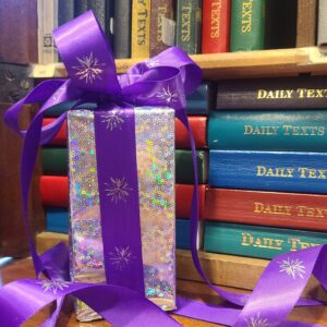 Moravian Star 7/8" satin ribbon